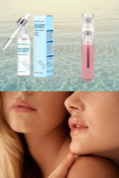 Lip Serum & Cryo Roller Duo